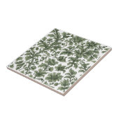 grüne Blumen und Blätter Fliese (Seite)