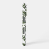 grüne Blumen und Blätter iPhone Hülle (Rechte Seite)