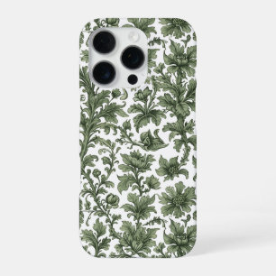 grüne Blumen und Blätter iPhone 16 Pro Hülle