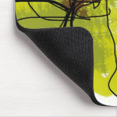 Grüne Blumenblätter - Mausunterlage Mousepad (Ecke)