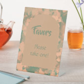 Grüne Blumenfavoriten der Modernen Armee Sockelschild (In Situ)