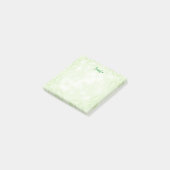 Grüne Blumengrenze Post-it Klebezettel (angewinkelt)