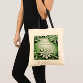 Grüne Blumenstrauß Weihnachtsfeiertage Tasche (Vorderseite (Produkt))