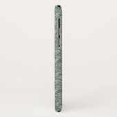 Grüne Blumentapete Case-Mate iPhone Hülle (Hinten/Links)