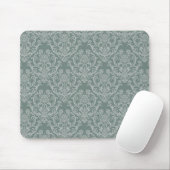 Grüne Blumentapete Mousepad (Mit Mouse)