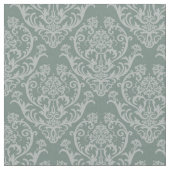 Grüne Blumentapete Stoff (Nahaufnahme)