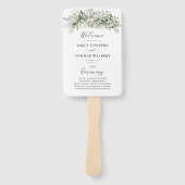 Grüne Blumenzeremonie Fächer (Vorderseite)