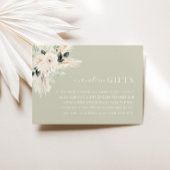 Grüne Blumenzwiebelkarte Victoria Begleitkarte