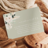 Grüne Blumenzwiebelkarte Victoria Begleitkarte