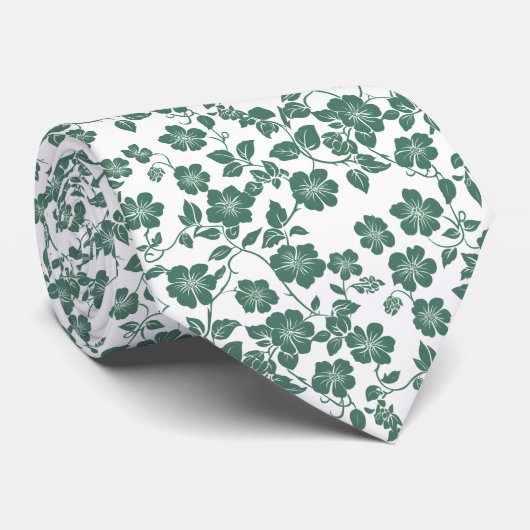 Grüne Blumenzwiebeln Trauzeugen Groom-Geschenk Krawatte (Gerollt)