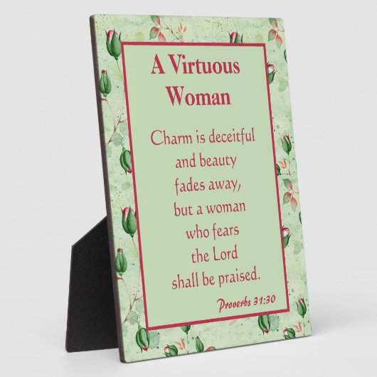 Grüne Blüte Virtuose Frau Fotoplatte (Seite)