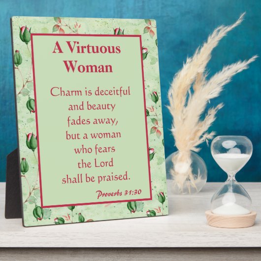 Grüne Blüte Virtuose Frau Fotoplatte (Seite)