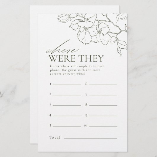 Grüne Blüte, wo waren sie Brautparty (Vorne/Hinten)