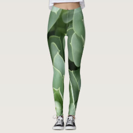 Grüne Blüten Leggings