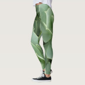 Grüne Blüten Leggings (Links)