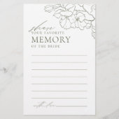 Grüne Blüten teilen sich ein Brautparty (Vorderseite)