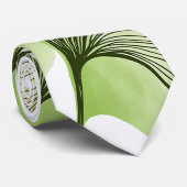Grüne Blütenblätter Krawatte (Gerollt)