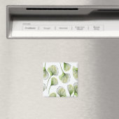 Grüne Blütenblätter Magnet (In Situ (Geschirrspüler))