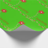 Grüne Blütensaison - Diskussionspapier Geschenkpapier (Ecke)