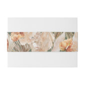 Grüne Bohemische Pampas botanische Rasenflächen Einladungsbanderole (Rückseitenbeispiel)