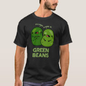 Grüne Bohnen Funny Jealous Bean Pub Dark BG T-Shirt (Vorderseite)