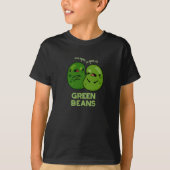 Grüne Bohnen Funny Jealous Bean Pub Dark BG T-Shirt (Vorderseite)