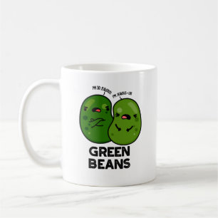 Grüne Bohnen Funny Jealous Bean Pub Kaffeetasse