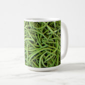 Grüne Bohnen Kaffeetasse (VorderseiteRechts)