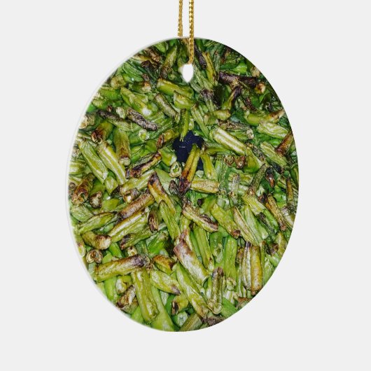Grüne Bohnen… Keramikornament (Rechts)