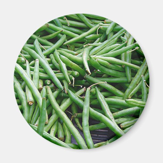Grüne Bohnen Magnet (Vorne)