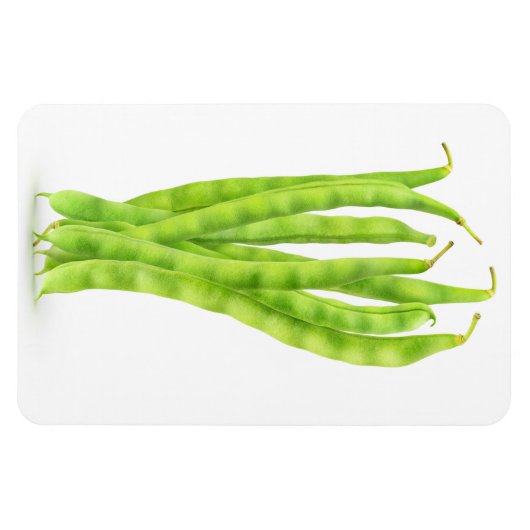Grüne Bohnen Magnet (Horizontal)
