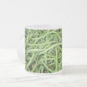 Grüne Bohnen Mattglastasse (Vorderseite Links)