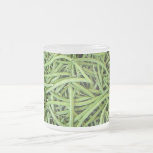 Grüne Bohnen Mattglastasse (Mittel)