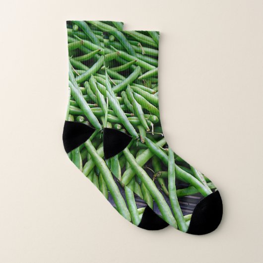 Grüne Bohnen Socken (Paar)