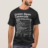 grüne Bohnenkasserole T-Shirt (Vorderseite)