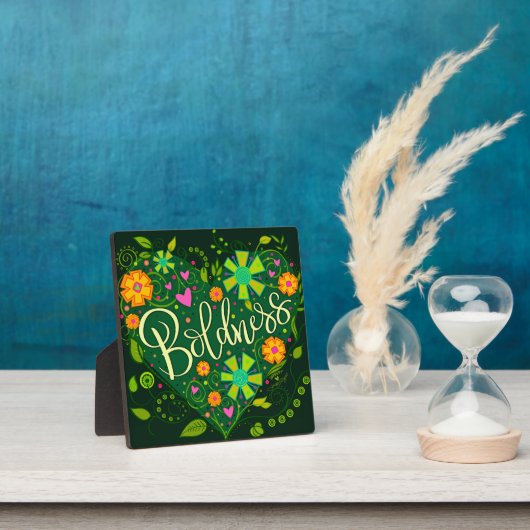 Grüne Boldness Inspiration Hübsche Blumenpracht Fotoplatte (InSitu)