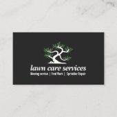 Grüne Bonsai Gartenlandschaft Visitenkarte (Vorderseite)