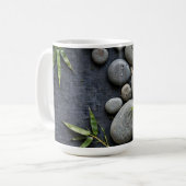 Grüne Botanik-Kunst-Tasse Kaffeetasse (Vorderseite Links)