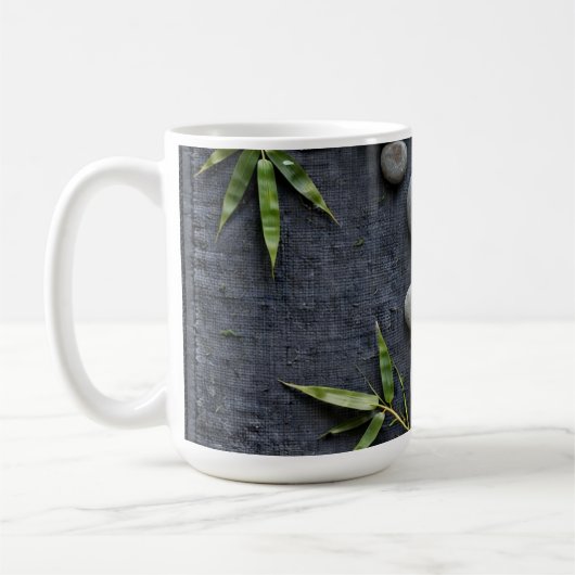 Grüne Botanik-Kunst-Tasse Kaffeetasse (Links)