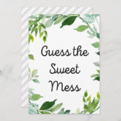 Grüne Botanische Babydusche 12x18" Größe Einladung (Vorne/Hinten)