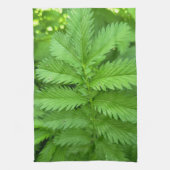 Grüne botanische Blätter Küchentuch (Vertikal)
