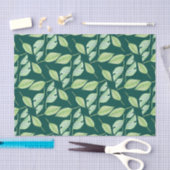 Grüne botanische Blätter Seidenpapier (Handwerk)