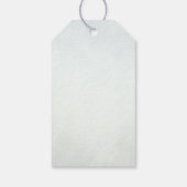 Grüne Botanische Blätter Vielen Dank Geschenkanhänger (Rückseite)