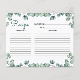 Grüne Botanische Brautparty Rezept Karte