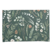 Grüne botanische elegante moderne, rustikale Einri Kissenbezug (Vorderseite-Rechts)