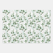 Grüne botanische Feier Geschenkpapier Set (Vorderseite)