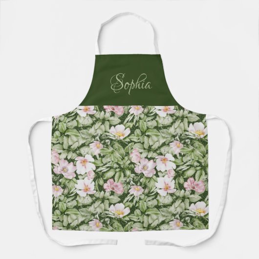 GRÜNE BOTANISCHE GARTEN SCHÜRZE (Vorderseite)