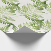 Grüne botanische Illustration Geschenkpapier (Ecke)