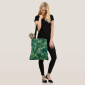 Grüne botanische Leaf-Tasche Tasche (Am Model)