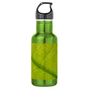 Grüne Botanische Naturfotografie Trinkflasche